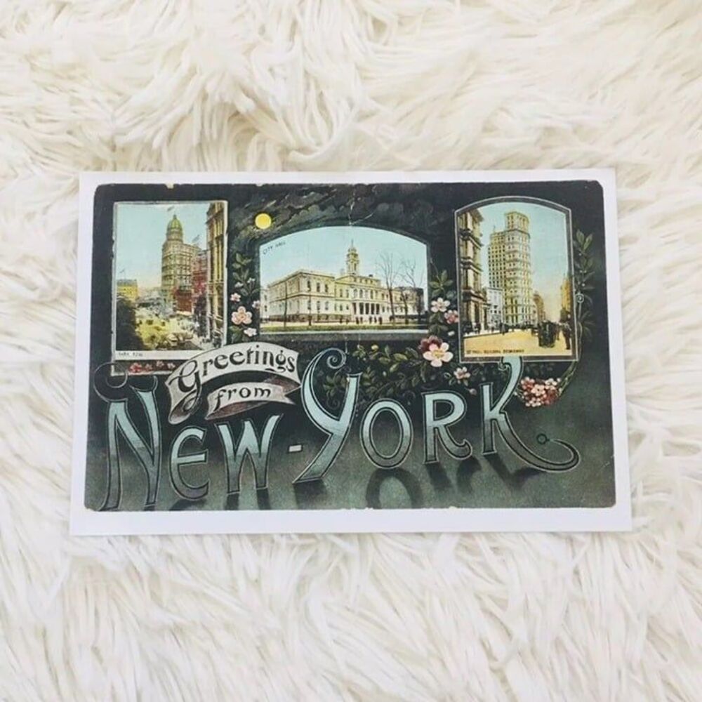 ”Greetings from New York” Postcard